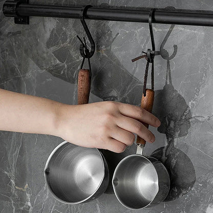 Milk Pot Stainless Steel Hot Oil Pan 150/300ML Hot Sauce Small Pot Cooking Butter Melting Pot Versatile Flat Bottomed Oil Pan