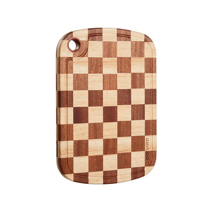 Creative checkerboard grid Cutting board household mosaic chopping board kitchen auxiliary food board fruit solid wood case plat
