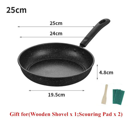 Maifan Stone Non-Stick Frying Pan Saucepan Omelette Cooking Pots Kitchen Egg Steak Kitchenware for Gas Induction Cooker