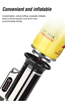 Metal Windproof Turbo Gas Lighters Welding Torch Kitchen Cooking Adjustable Flame Powerful Spray Gun Cigar Lighter For Men Gifts