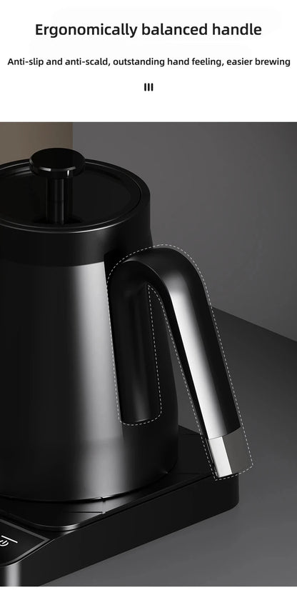 110V/220V Electric Kettle Gooseneck Jug Hand brew Coffee Pot Thermo Pot Temperature-Control Heating Water Bottle Smart Teapot