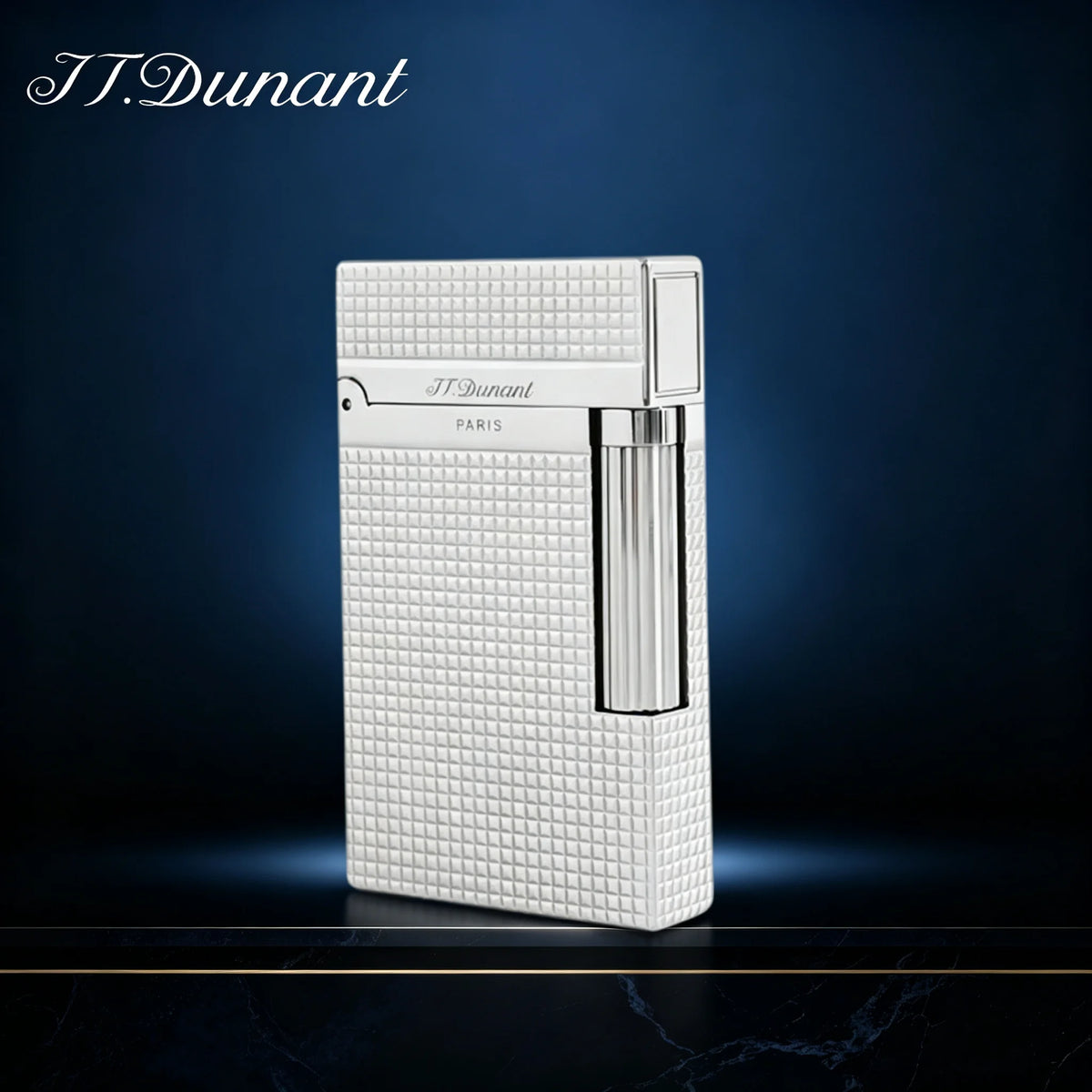 JT.Dunant Lighter Ding Sound Brass Metal Refillable Butane Cigar Cigarette Lighters Fuel Men Smoking Accessory
