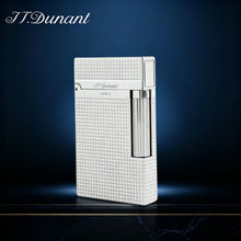 JT.Dunant Lighter Ding Sound Brass Metal Refillable Butane Cigar Cigarette Lighters Fuel Men Smoking Accessory