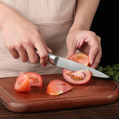 5 piece knife set, Seiko hollow handle stainless steel kitchen Chef's knife, home ladies' chopping/carving/slicing/paring knife