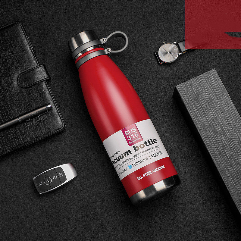 Stainless steel vacuum bottle - Large-capacity Cup