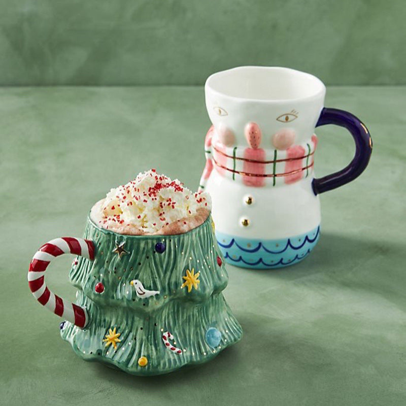 Minimalist Christmas mug - Minimalist Ceramic Mugs