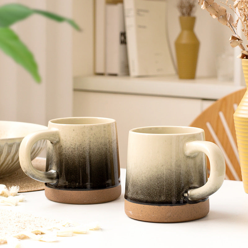 Retro ceramic mug - Gradient Splash Ink Ceramic Mug