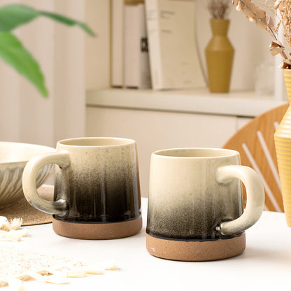 Retro ceramic mug - Gradient Splash Ink Ceramic Mug