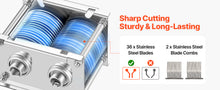 SucceBuy Meat Cutting Machine 850 W Commercial Slicer 5 mm Stainless Steel Blade Shredder for Boneless Meat Vegetables Kitchen