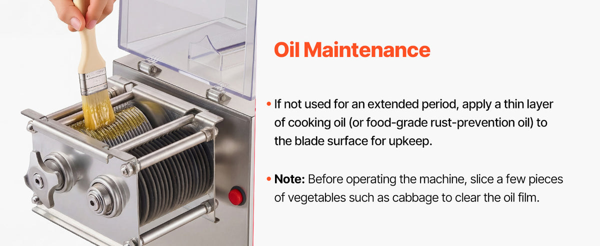 SucceBuy Meat Cutting Machine 850 W Commercial Slicer 5 mm Stainless Steel Blade Shredder for Boneless Meat Vegetables Kitchen