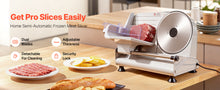 SucceBuy Meat Slicer 150/180/200W Electric Deli Slicer Machine with Blade 0-0.6 inch Adjustable Thickness for Meat Baguett Steak